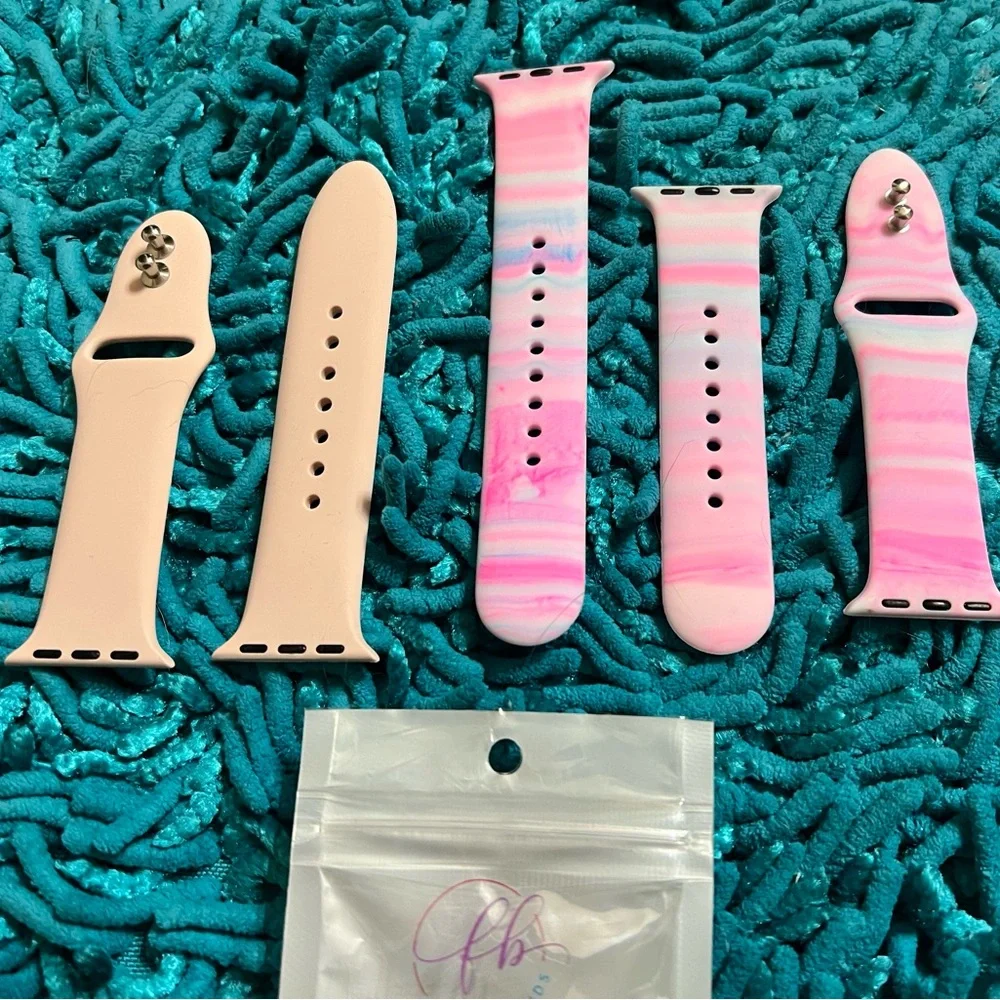 APPLE WATCH SILICONE WATCH BANDS, size S/M